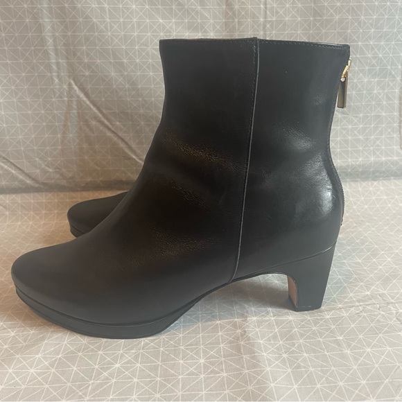 Dr. Liza Bootie in Black Leather 7 - Picture 3 of 7